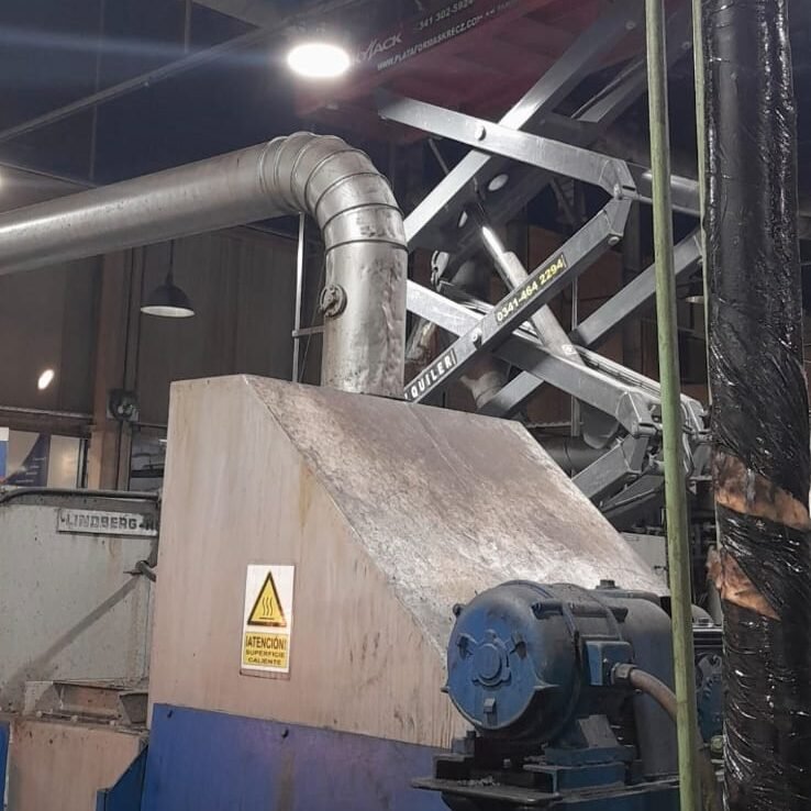 mantenimiento de horno industrial con reparación de estructura metálica y servicio técnico industrial