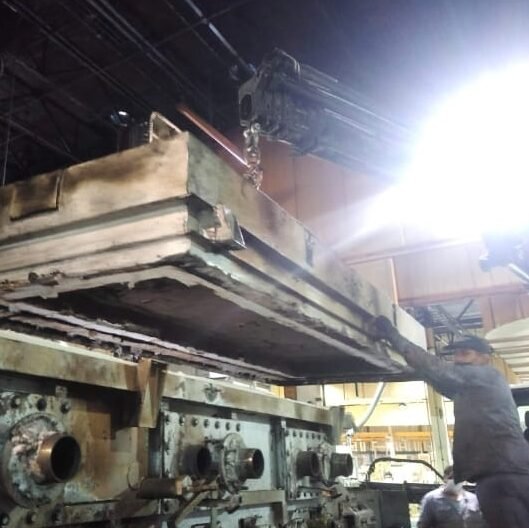 mantenimiento de horno industrial con reparación de estructura metálica y servicio técnico industrial