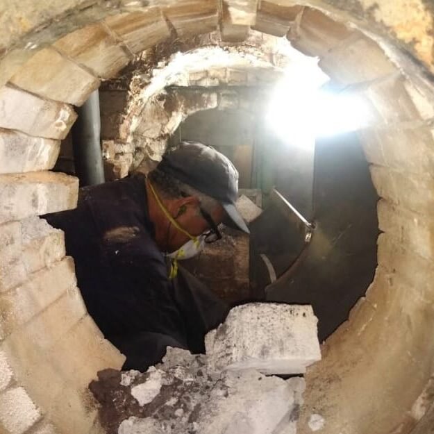 mantenimiento de horno industrial con reparación de estructura metálica y servicio técnico industrial