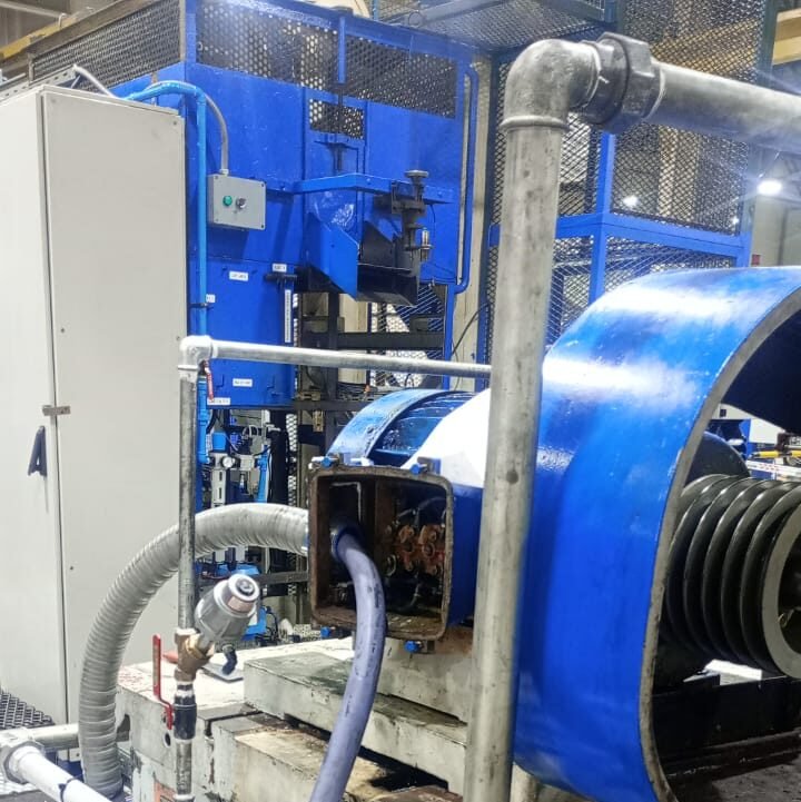 instalación de cañerías para aire comprimido industrial en planta SKF